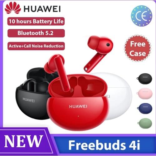 Free Case Huawei FreeBuds 4i/3i New Global Version Earphone Bluetooth5.2 Dynamic Unit ANC Wireless For P40 lite Mate30 Pro