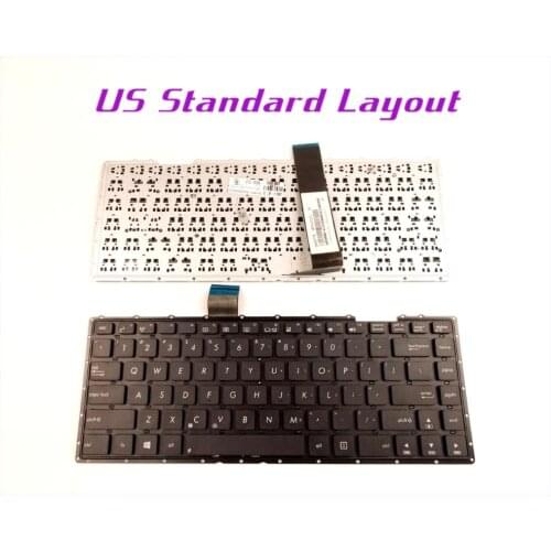 New US Layout Keyboard for ASUS F401 F401U F401A F401c F451 F451C F451CA F451M F451MA F451MAV Laptop/Notebook No Frame