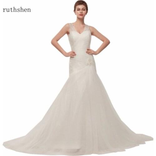 Свадебные платья с v-образным вырезом Ruthshen China At AliExpress