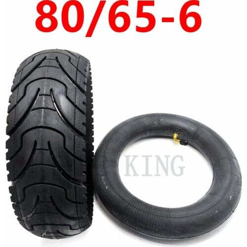 80/65-6 Tire for 10 Inch Folding Electric Scooter ZERO 10X Dualtron KUGOO M4 Thickened Widened 10x3.0 Tyre Inner Tube