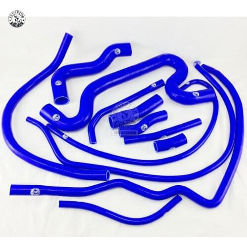 Silicone Radiator hose For Alfa Romeo 75 1.7 Turbo 1986-1992 (12pcs) RED/BLUE/BLACK