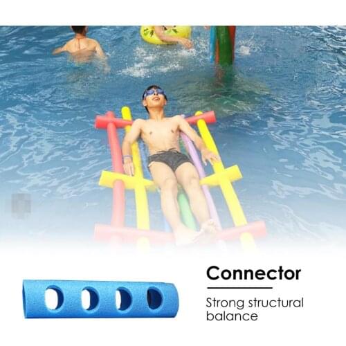 7/6/5/4/3/2/1/0 Holes Pool Noodles Connector Swim Noodle Accessory Connection Joint for Water Toy Pool Chairs