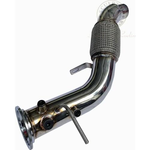 Turbo Catless Downpipe For Mertop Race 3.0'' 3ER E90 E91 E92 E93 325D 330D 5ER E60 E61 525D 530D DOWNPIPE 2004-2010