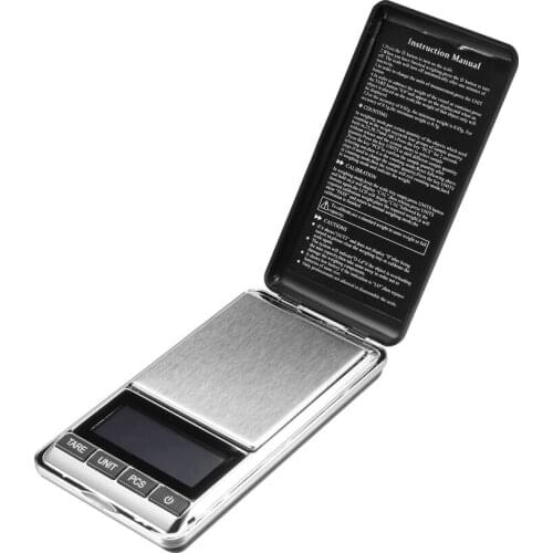 Uxcell 1pcs Electronic Digital Pocket Scale 200g/0.01g Mini Precision Weighing LCD Backlit Display for Tea Jewelry Weight