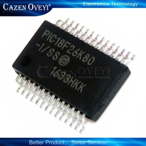 10piece PIC18F26K80-I/SS PIC18F26K80-E/SS PIC18F26K80 SSOP-28 In Stock
