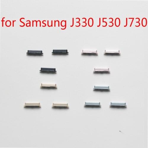 3pcs/set For Samsung Galaxy J3 J5 J7 Pro 2017 J330 J330F J530 J530F J730 J730F Phone Housing New Side Key Power Volume Button