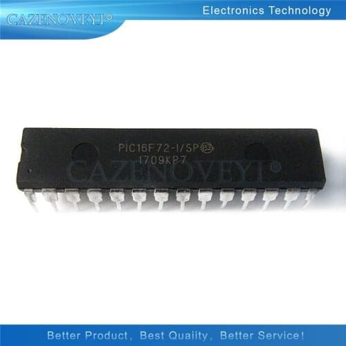 5pcs/lot PIC16F72-I/SP PIC16F72 16F72 16F72-I/SP DIP-28 In Stock