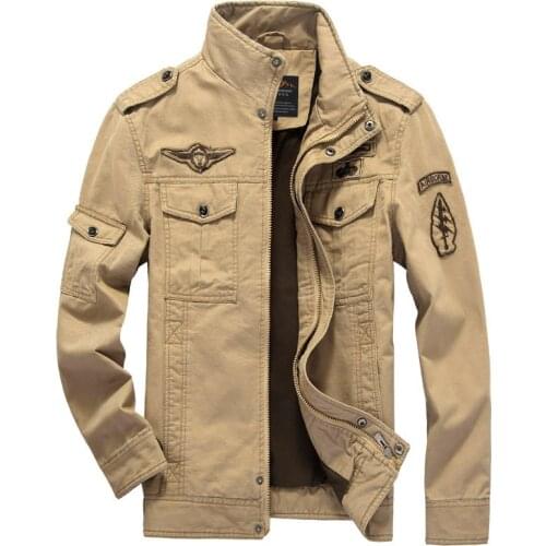 Aflczyu Men's Jackets Pilots