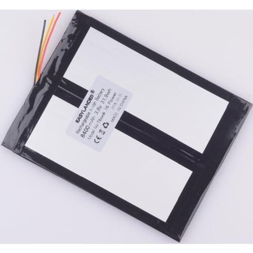8400mAh Battery for TECLAST TBOOK 16 POWER Tablet PC 3.8V Li-Polymer Polymer Rechargeable Accumulator Replacement New+Track Code