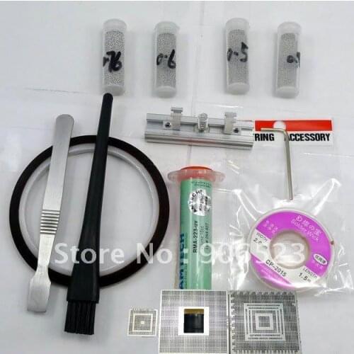 BGA Reball Station with solder paste and 3 PS3 direct heat stencils kits free shipping
