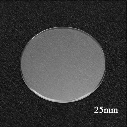 Anti scratch Smooth Flat Sapphire Watch Glass 1.2mm Thick Round Transparent Crystal Watch Repair Sapphire Glass 25-38mm