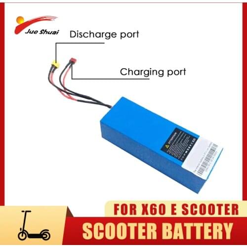 Jueshuai X60 Electric Scooter Lithium Battery 60V 20/26/30AH E scooter Li-ion Battery 100KM Max Distance 2-3 Year Battery Life
