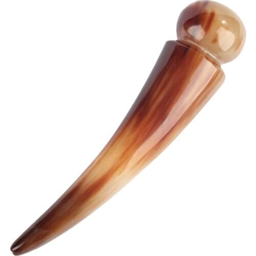 Natural yak horn point good massage foot good knock bile by dial the reinforced bar, foot and body acupoints foot massage hammer