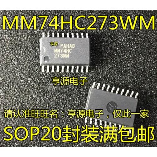 100% New&original In Stock 5pcs/lot MM74HC273WMX MM74HC273WM SOP-20 IC