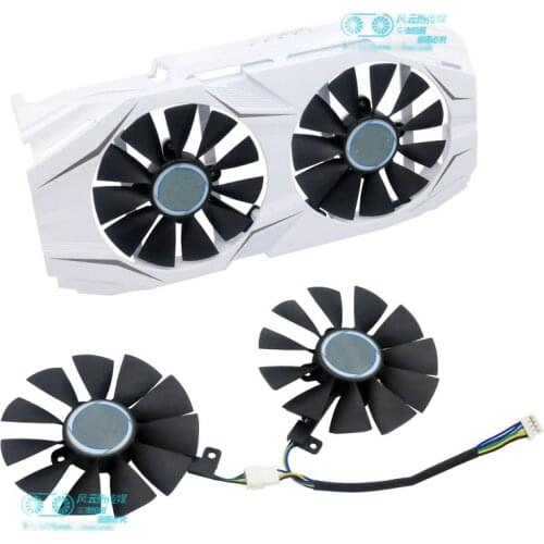 New Original for ASUS DUAL RX480 DUAL-GTX1070 DUAL-GTX1060 Graphics card cooling fan