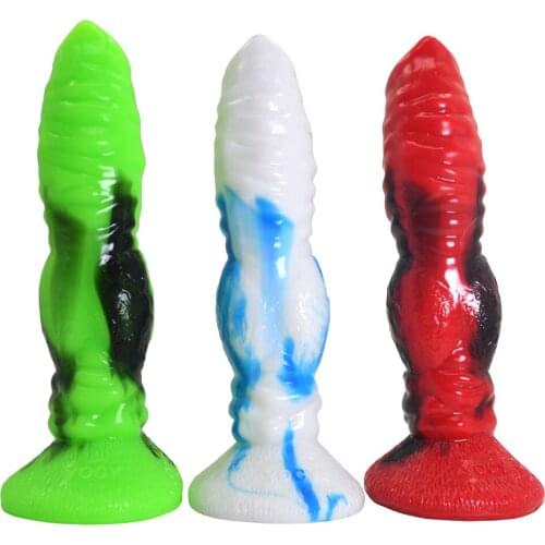 Realistic Dog Penis Suction Cup Wolf Dildo Soft Silicone Female Animal Dick Anal Sex Toys For Women G-spot Masturbation massager