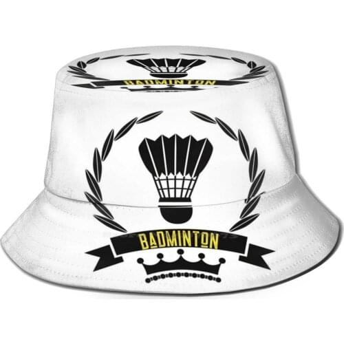 Badminton Women Men Fisherman Hats Bucket Caps Badminton Lover Badminton Player Badminton Funny Love Badminton Badminton Eat
