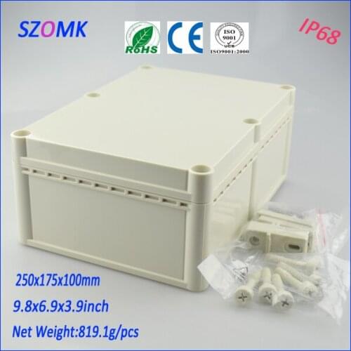 Waterproof plastic enclosure (2 pcs)250*175*100mm customizable electronics enclosures for pcb plastic project box junction box