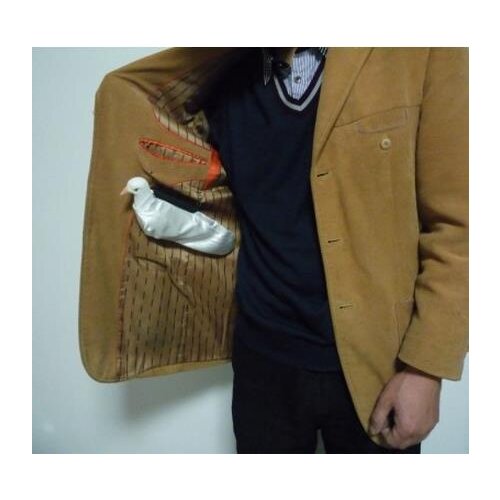 Free Shipping Dove Pocket (White or Red) - MagicTrick,Accessories,Stage Magic Props,Close Up,Comedy,Gadgets,Joke Magia Toys