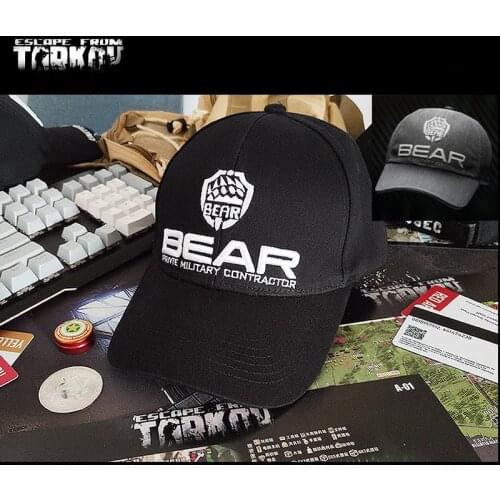 Escape From Tarkov USEC BEAR Baseball Caps Cosplay Adjustable Hip Hop Sun Hat Anime Props Halloween Party Accessories Boy Girl