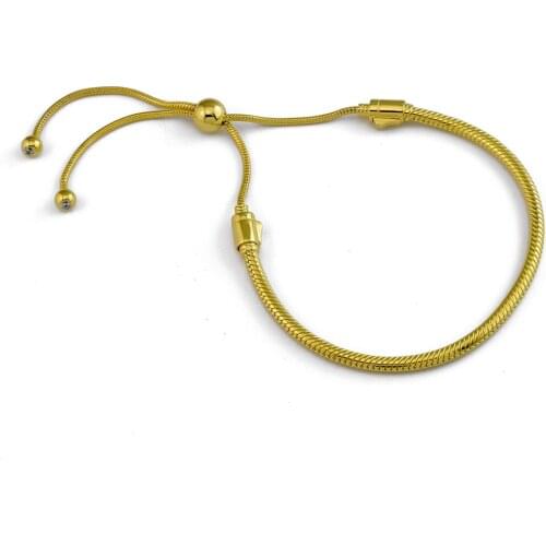 Shine Sliding Bracelet Femme 925 Sterling Silver Moment Bracelets Bangles for Women Original Jewelry pulseras mujer