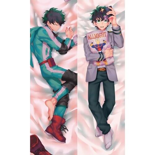Hot Boku No My Hero Academia Midoriya Izuku Cosplay Dakimakura Pillow Case Hugging Body Gift