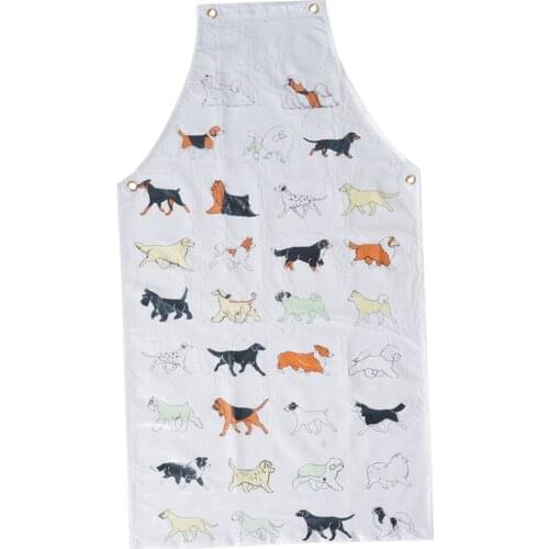 Dog Pet Grooming Apron - Top Performance - PVC Apron - White