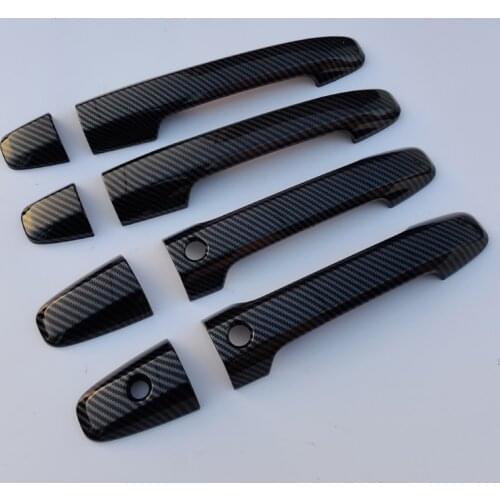 For Honda Stepwgn rp3 rp5 2015-2020 ABS Carbon Door knob Protector Door Handle Frame Cover Car Exterior Trim Accessories