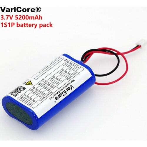 2021 VariCore New Protect 3.7 V 5200mAh 18650 Li-ion Battery Fishing lights lights special 4.2V battery Free shipping