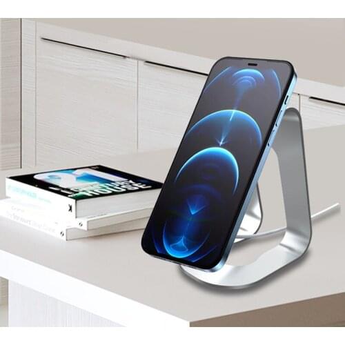 Magnetic Wireless Charger Desktop Magnetic stand Holder Bracket Base Phone Holder Portable for iPhone12 /Pro/Mini/Pro Max