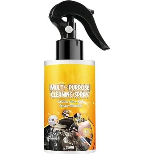 256ml Multi-purpose Foam Cleaner Car Rust Remover Spray Automoive Car Interior Home Cleaning Foam Spray Anti-Aging Protection