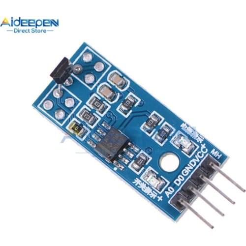 5Pcs/lot 3.3V-5V Hall Sensors Module 3144E Hall Switch Speed Magnetic Swiches Speed Counting Sensor Module For Arduino Smart Car