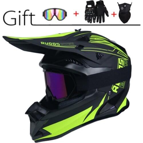 2020 New Racing Off-road Motorcycle Helmet DOT Motocross Professional Motorbike Dirt Bike Full Face Moto Helm Casco