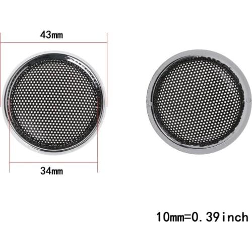 2021 New 2PCS Speaker Cover Tweeter Grill Mesh Mesh Protection Grids Speakers Loudspeaker Mini 1 Inch DIY Accessories