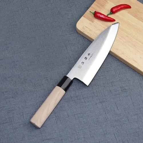 Liang Da New Stainless Steel Sashimi Sashayed Salmon Sushi Knife Fillet Knives Kitchen Fish Slicing Cooking Knife free shipping