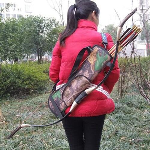 Hunting Archery Quiver Back Hip Waist Bag Arrow Bow Holder Pouch Outdoor Waist Bag Tool Pouch Travel Pouch Drop Shipping