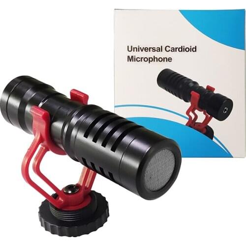 By mm1 Camera Video Shotgun dslr Microphone & Videomicro Mic for iPhone/Android Mobile phone, Canon EOS/Nikon and BOYA