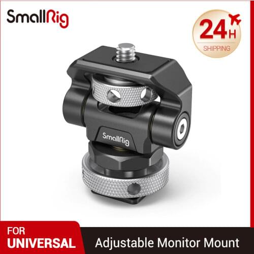 SmallRig Swivel and Tilt Adjustable Monitor Mount with Cold Shoe Mount For SmallHD/Atomos/Blackmagic Monitor/Screen Mount -2905
