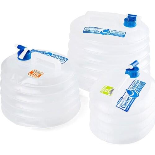 Collapsible Water Bucket Folding Storage 5L PE Food Grade Outdoor Hiking Camping Accessories Travel Kits NH14S002-T Naturehik