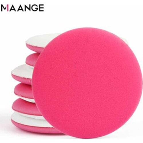 7 Pcs Professional Round Shape Facial Face Body Powder Foundation Puff Portable Soft Cosmetic Puff Makeup Foundation Sponge