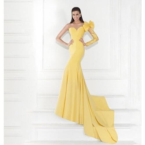 Kate middleton dress wedding decoration Spring Jewel Sheer Sweetheart Long Sleeve Low Back Mermaid Evening Celebrity Dresses