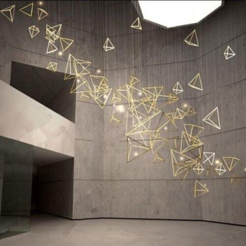 Shop decoration creative mall exhibition hall aerial hanging ornaments hotel sales office front desk pendant project hanging