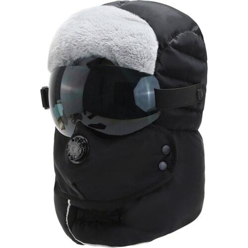 Unisex Full Head Warm Hat Breathing Valves Face Cover Ear Flap Trooper Hat Skating Skiing Cycling Accessories Best Sale-WT