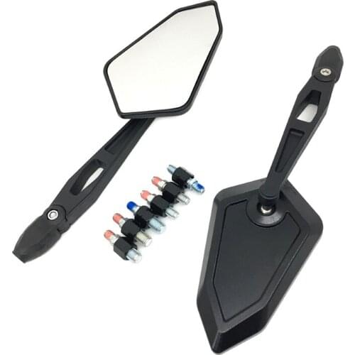 Universal 8mm 10mm Motorcycle Rear View Mirrors Motorbike Scooter Dirt Bikes Side Mirror For HONDA PCX125 PCX150 CB650F CBR650F