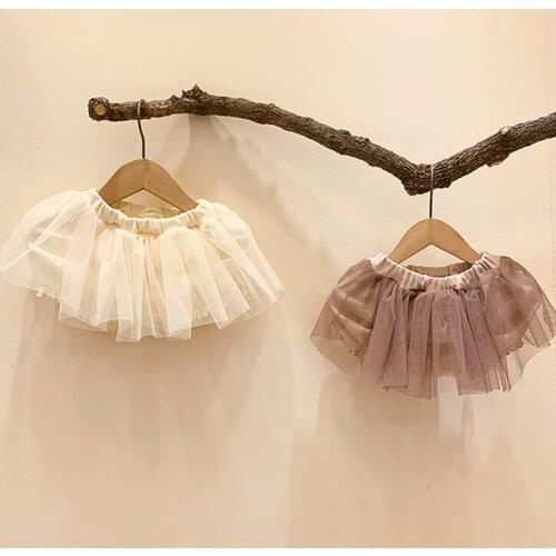 2 3 4 5 6 Y Toddler Girl Skirts Fashion Korean Mesh Tutu Skirt for Girl Summer Baby Girls High Quality Pleated Tutu Ballet Skirt