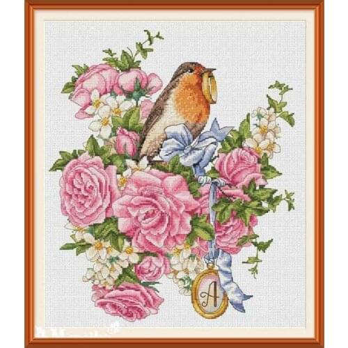 Gold Collection Counted Cross Stitch Kit Cross stitch RS cotton with cross stitch Merejka K-27
