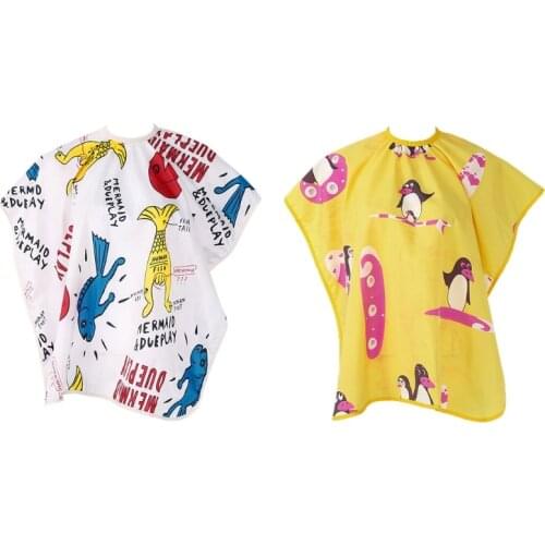 1 Set Colorfulife Child Hair Cutting Waterproof Cape Barber Kids Hairdressing Cloth New Design Hot