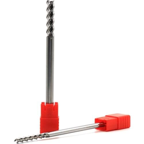 1pc End Mill 14mm 16mm 18mm 20mm HRC60 4F 3Flute 2F Long 150mm Solid Carbide Spiral Flat Endmills CNC Lathe Milling Cutter Tools