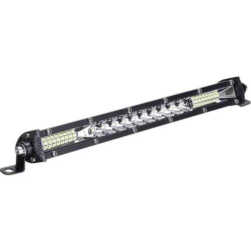 10" Slim LED Light Bar 78W 6000K White Spot Flood Combo Light Bar For SUV Boat Offroad Driving ATV 4WD