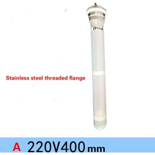 220v/380v 400mm 1500w-4500w nano electric heating tube Nano Water Heater Heating Tube stainless steel threaded flange